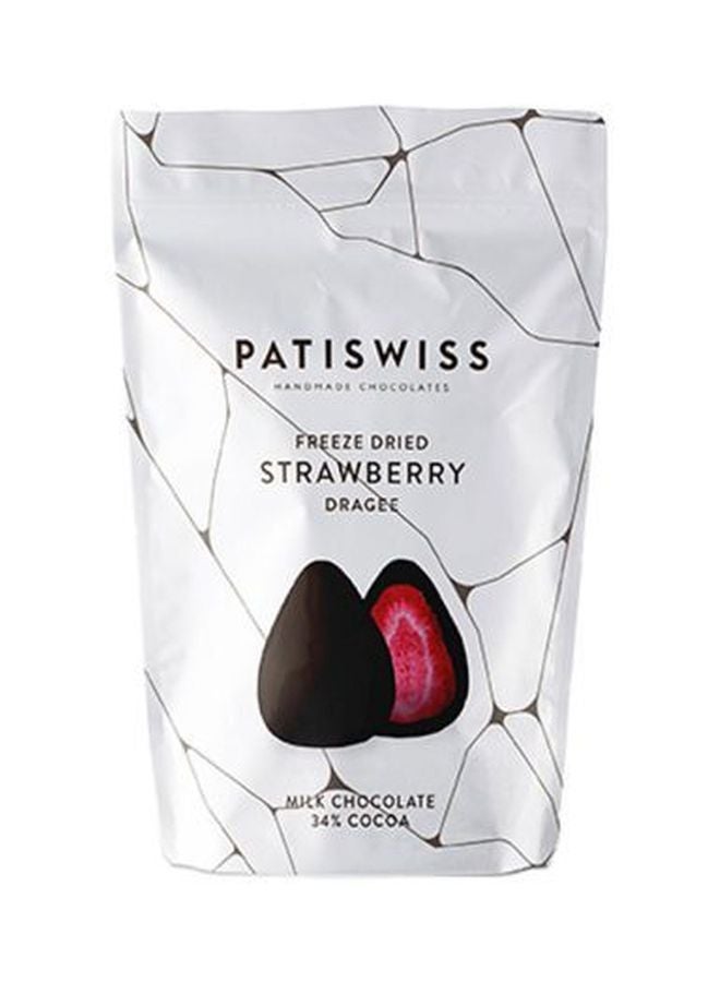 Patiswiss Freeze Dried Strawberry Chocolate with 37% Cocoa 80g