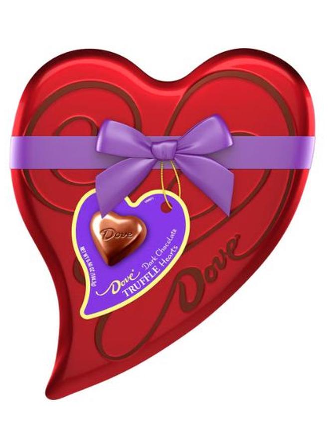 Dove Dark Chocolate Heart Tin Valentine's Day Each  5.82 Ounce