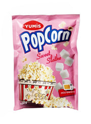 Yumis Microwave Popcorn (Sweet Flavor, 100g)