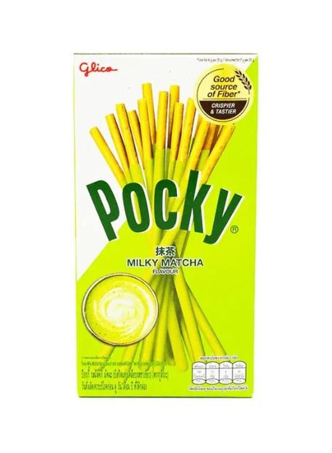 Pocky Milky Matcha Biscuit Sticks 33g