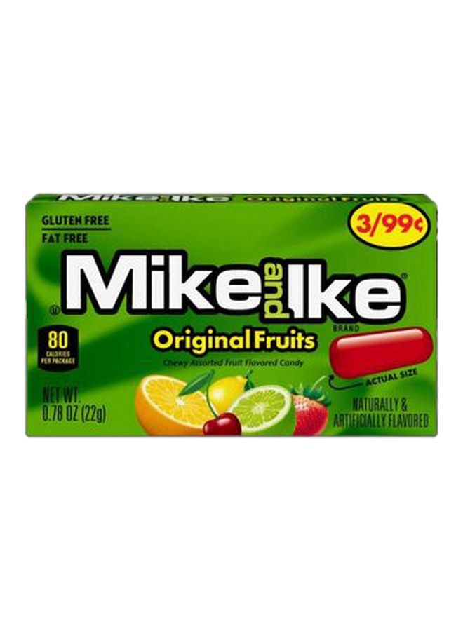 Mike & Ike Original Fruits 0.78 Ounce(1*24)otr