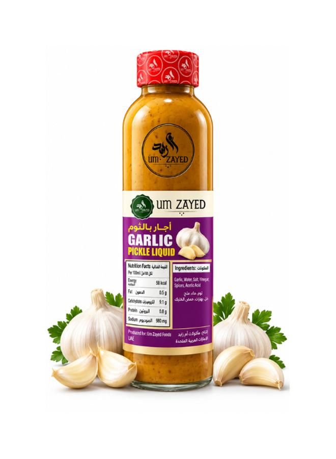 Um Zayed Garlic Liquid Pickle 500Gm