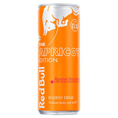 Red Bull The Apricot Edition Apricot-Strawberry Energy Drink 250ml