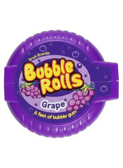 Bubble Rolls Grape Flavour 56g
