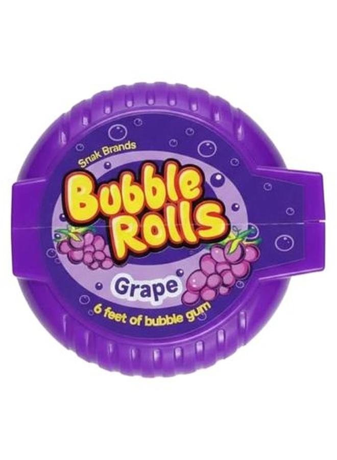 Bubble Rolls Grape Flavour 56g