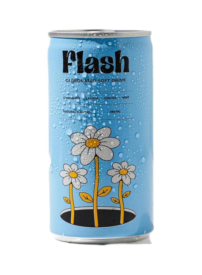 Flash Carbonated Soft Drink Blue 180ml