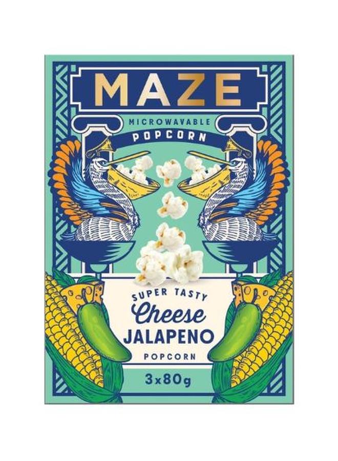 Snack Maze 240 Gr Popcorn Jalapeno Cheddar