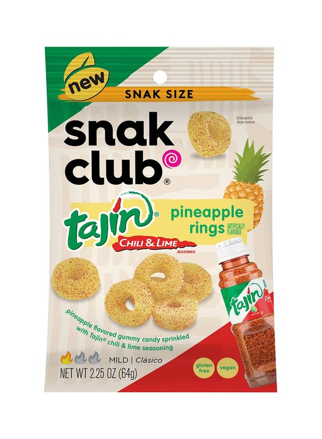 Snak Club Tajin Pineapple Ring 64g