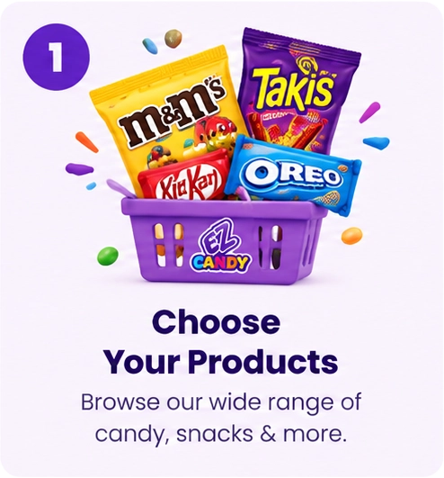 Choose your favourite treats for your EZ Candy bundle