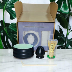 Matcha Set of 4pcs Mix of Black & Green Color
