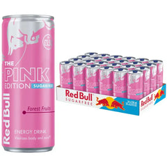 Red Bull The Pink Edition Forest Fruits Sugar Free Energy Drink 250ml