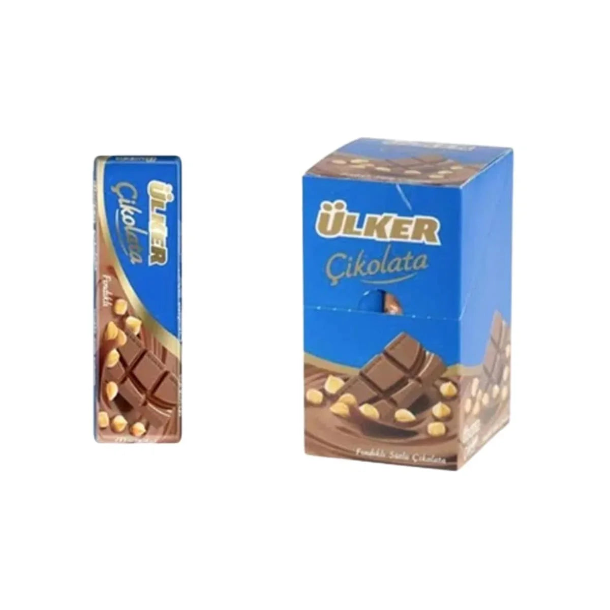 Ulker milk chocolate with hazelnuts 30g