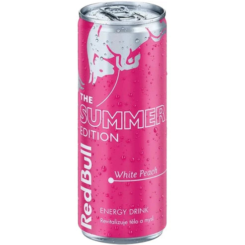 Red Bull Energy Drink The Summer Edition White Peach Flavor 250ml