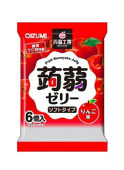 Konnyaku Kobo Jelly Apple Flavor 6Pcs