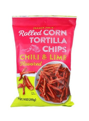 Trader Joe’S Rolled Corn Tortilla Chips Lemon 255G