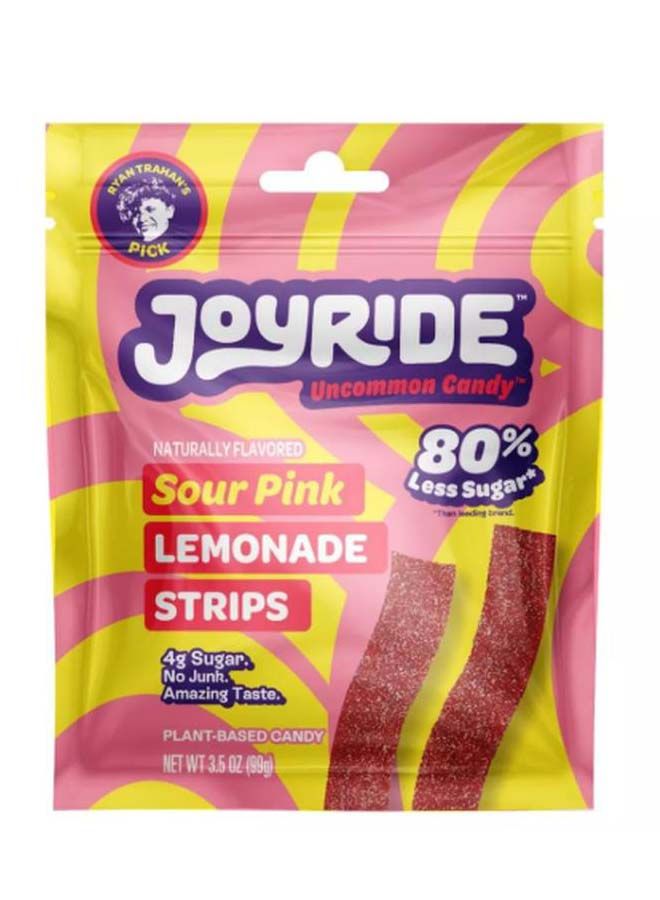 Joyride Sour Lemonade Strips Low Sugar Case 3.5 Ounce