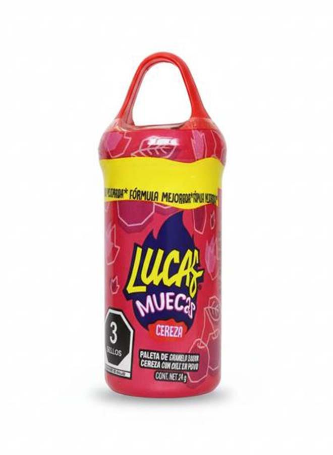 Candy Lucas 10 X 24 Gr Muecas Cherry