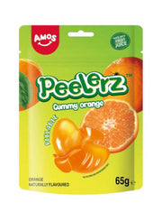 Amos Peelerz Gummy Orange Peg Bag 65G