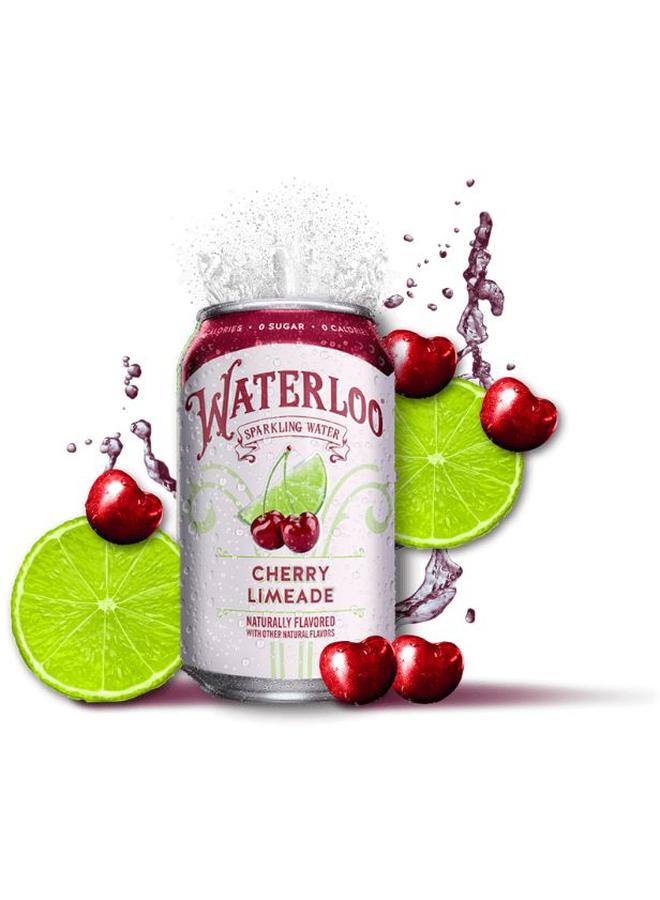 Waterloo Sparkling Water Cherry Limeade 355Ml