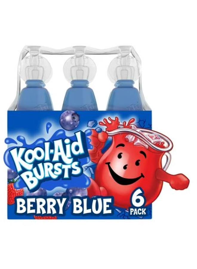 Kool-Aid Bursts Berry Blue Soft Drink 6 x 6.75 fl oz