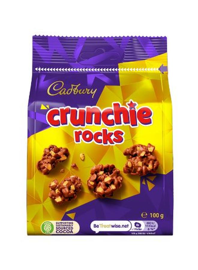 Cadbury Crunchie Rocks Milk Chocolate Bag 100G