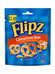 Mcvities Flipz Cinnamon Bun Flavour Coated Pretzel Snacks £1.49 Pmp 80G