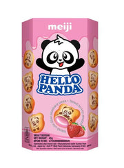 Meiji Hello Biscuit With Filled Strawberry Cream 42g