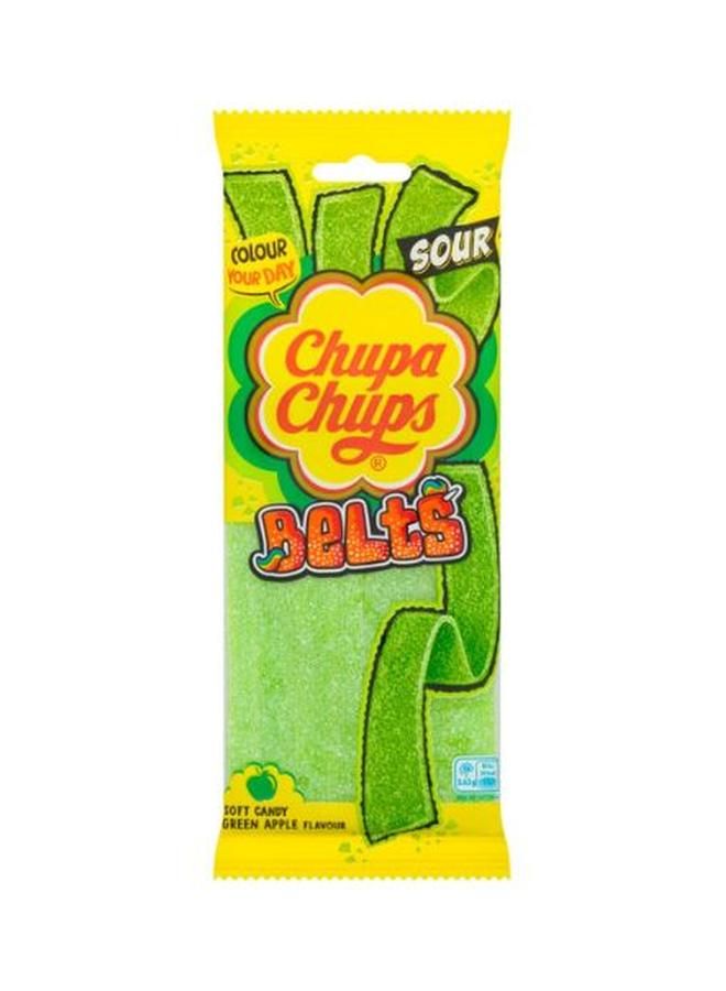 Chupa Chups Sour  Belts Green Apple Flavor 90G