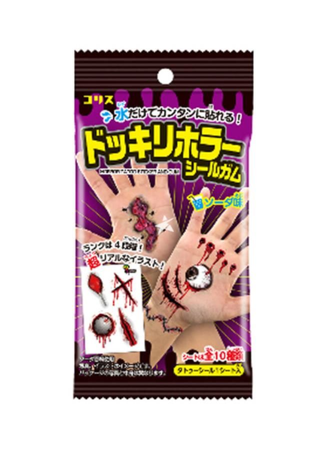 Horror Tattoo Stickers Bubble And Gum