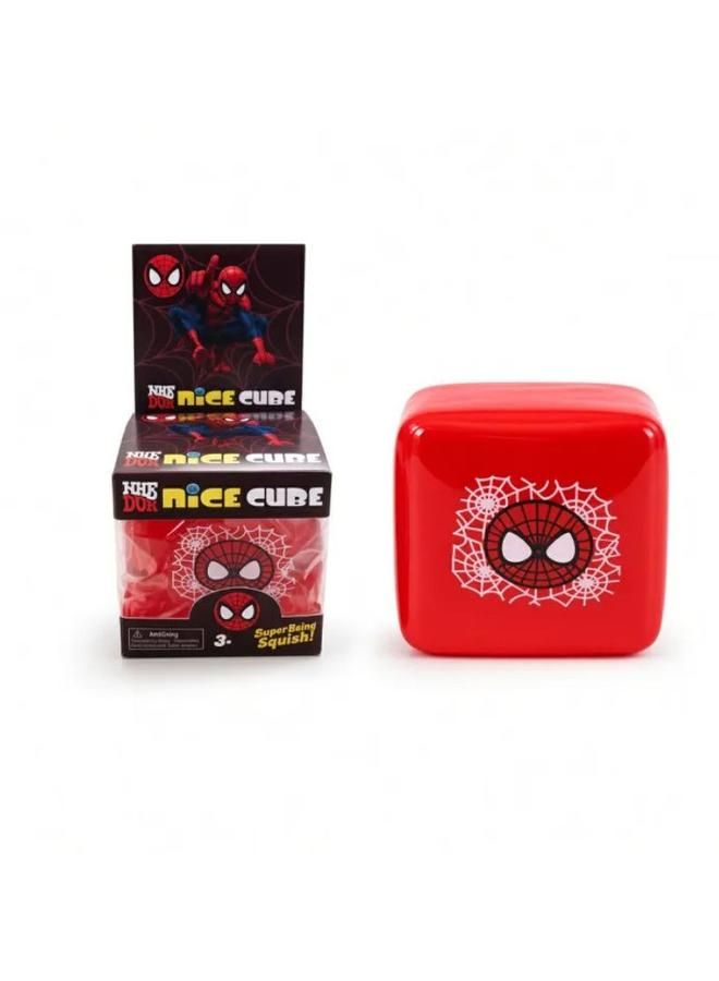 NEE DOH cube super solid squish Spiderman