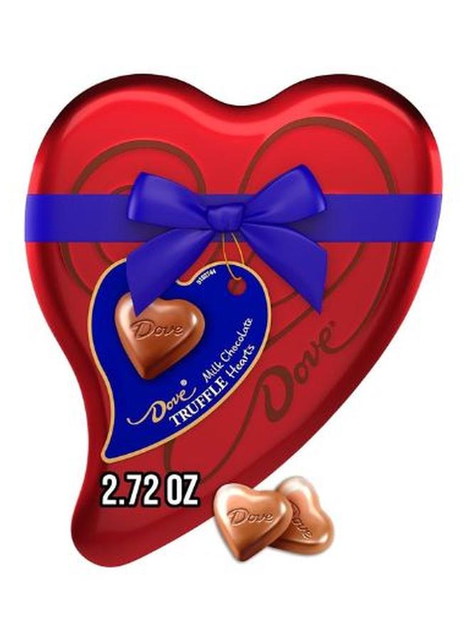 Dove Milk Chocolate Truffel Heart Tins Valentine's Day Each, 2.72 Ounce,