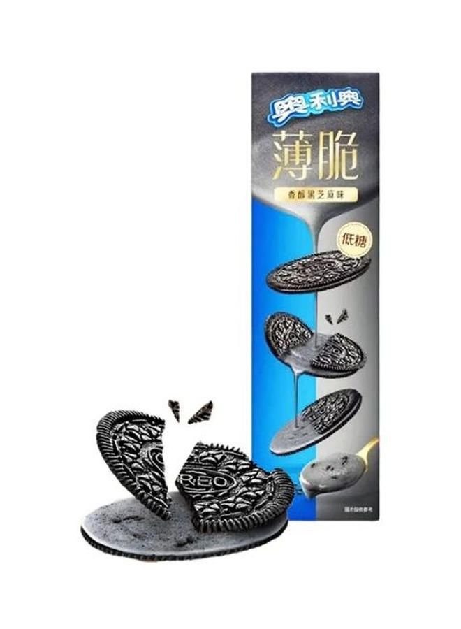 Oreo Thin Crisps Low Sugar Black Sesame Flavor 62G