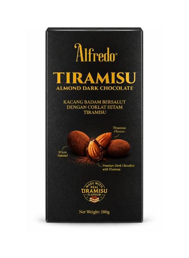 Alfredo Tiramisu Cheese Almond Dark 180G
