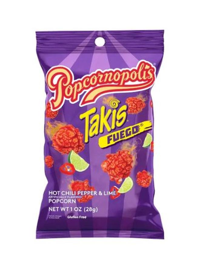 Takis Fuego Hot Chili Pepper & Lime Popcorn 28g