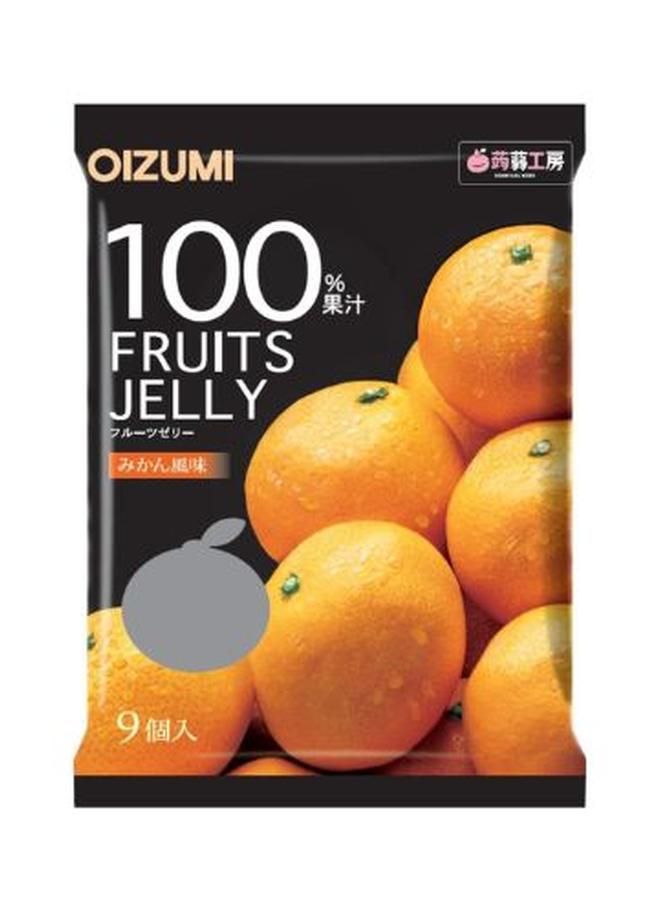 Oizumi Fruits Jelly Orang Flavor 100% 9Pcs