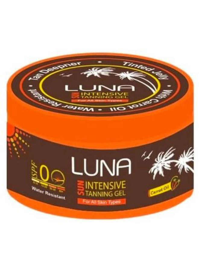 Luna Sun Intensive Tanning Gel With Carrot Oil 130Gm