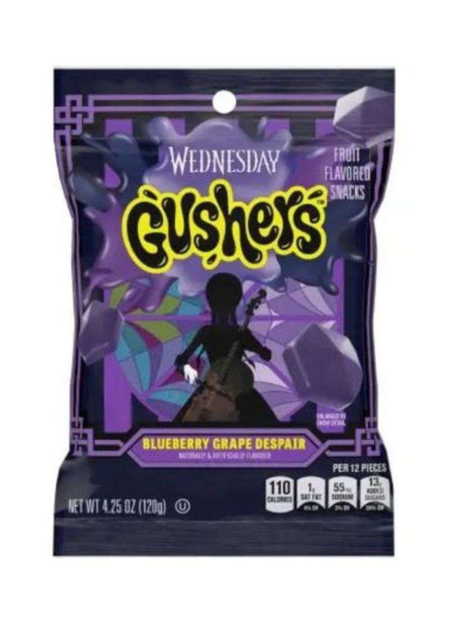 Gushers Family Wednesday Adams Blueberry Grape Despair 4.25 oz (120g)