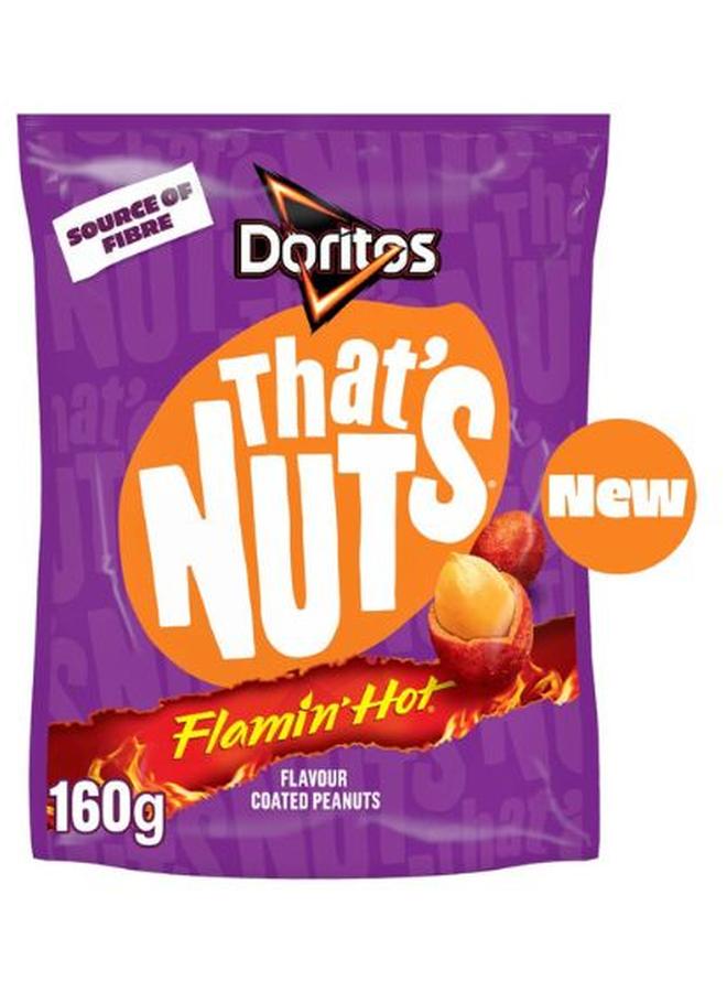 Doritos That's Nuts Flamin' Hot Coated Peanuts 160g