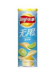 Lay's Lime Canned  Flavor Potato Chips 90G
