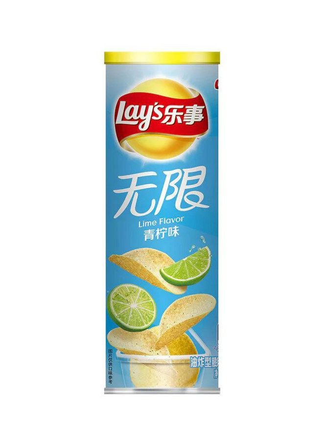 Lay's Lime Canned  Flavor Potato Chips 90G