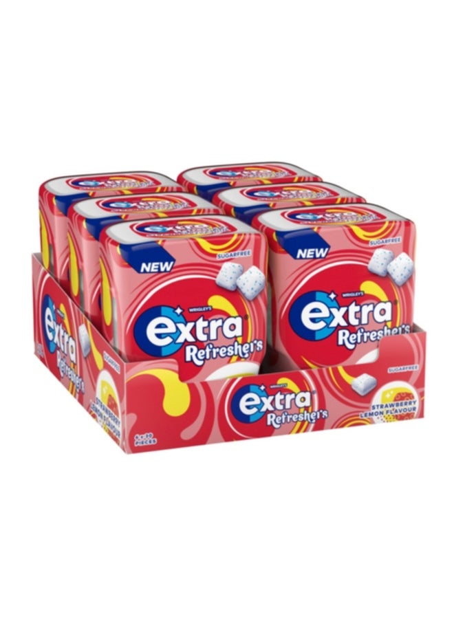 Wrigleys Extra Refreshers Gum Bottle 30S Sf Strawberry & Lemon
