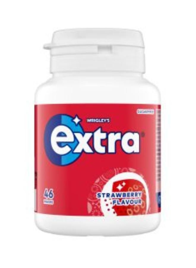Wrigleys Extra Gum Bottle Sf 46Pcs Strawberry
