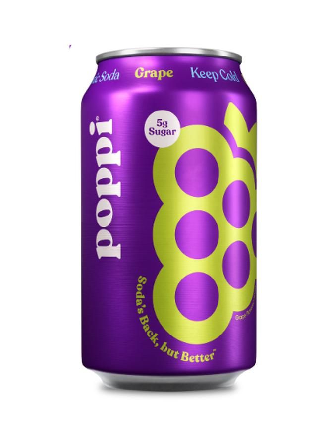 Poppi Grape Soda 355ml