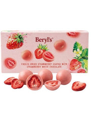 Beryl's Almond Coated With Dark Chocolate Freeze Dried Strawberry White Chocolate