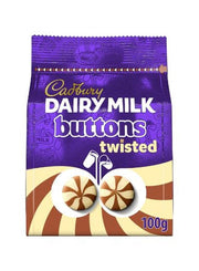 Cadbury Dairy Milk Twisted Buttons Bag 100G