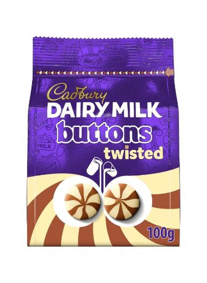 Cadbury Dairy Milk Twisted Buttons Bag 100G