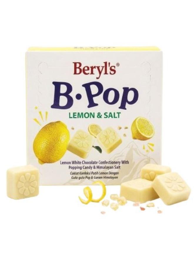 Beryl's Almond Coated With Dark Chocolate B.Pop Lemon White Chocoltae Confectionery With Popping Candy & Himalayan Salt