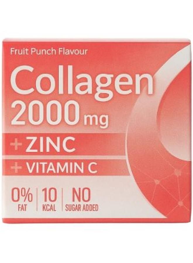 Collagen 2000mg+Zink+Vitamin C Fruit Punch 3.5g