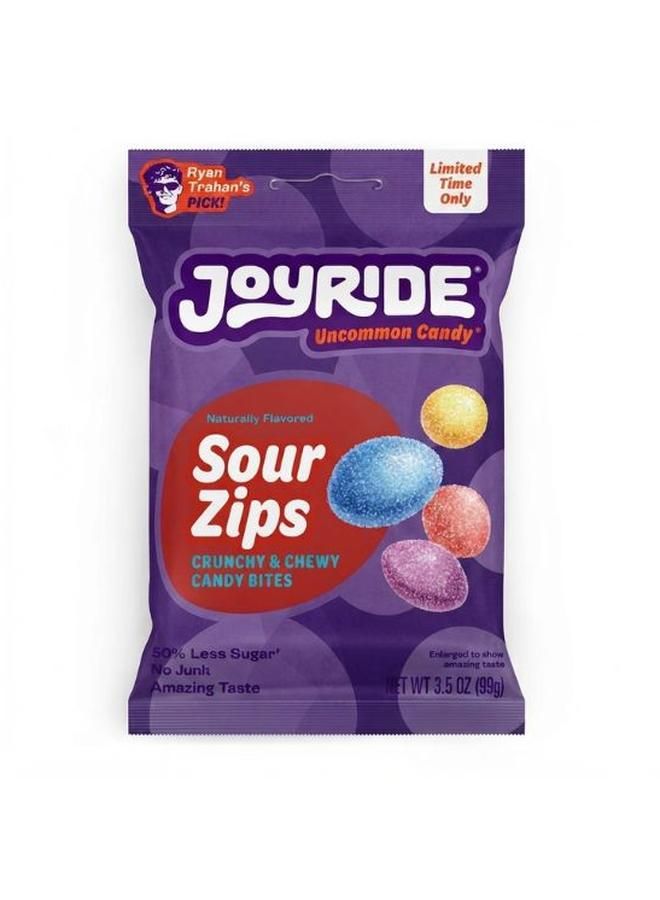 Joyride Low Sugar Boo Mix Sour Zips Candy 99g