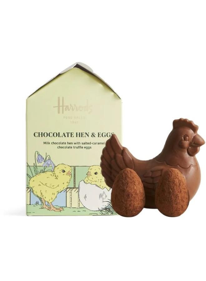 Harrods Chocolate Hen& Egss 125G